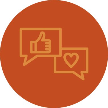 Gibi. Web simgesi basit illüstrasyon