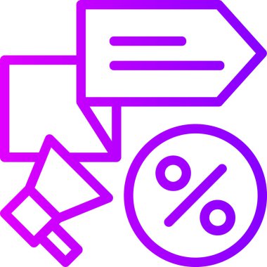 İndirim yüzde ikonu