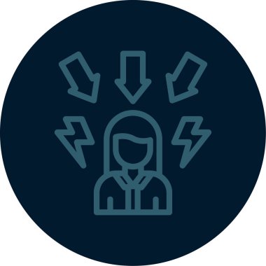 iş simgesi vektör illüstrasyonu