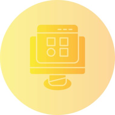 seo modern simgesinin vektör illüstrasyonu