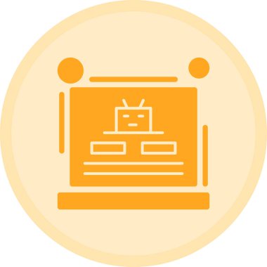 bilgisayar simgesi vektör illüstrasyonu