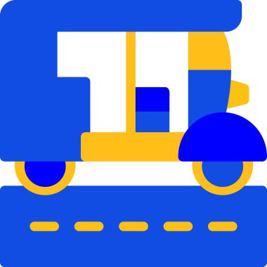 araba taşıma aracı simgesi düz biçimli