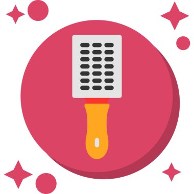 Bir tenis ikonunun vektör illüstrasyonu