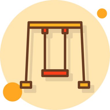 swing modern ikon vektör illüstrasyonu