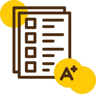 Kontrol Listesi Düz Vektör Simgesi