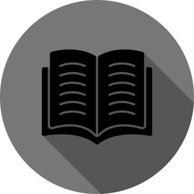 kitap simgesi vektör illüstrasyonu