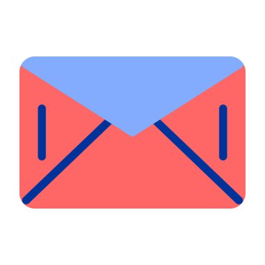 Zarf. Web simgesi basit illüstrasyon