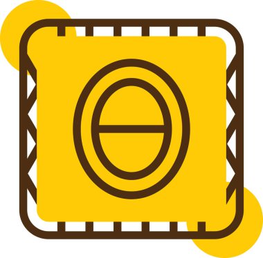 Bozuk para. Web simgesi basit illüstrasyon