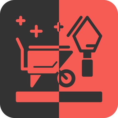 Bir kamyon simgesinin vektör çizimi