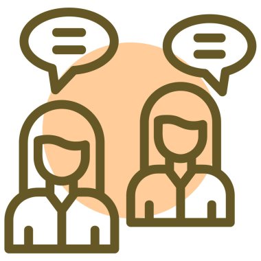 İnsan simgesinin vektör illüstrasyonu