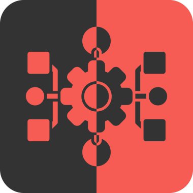 beyaz arkaplanda izole edilmiş modayı takip eden bir ağ simgesi. Web tasarımınız için vektör illüstrasyonuName.