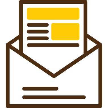 posta posta posta simgesi ile doldurulmuş - özet biçimi