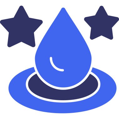 su simgesi vektör illüstrasyonu