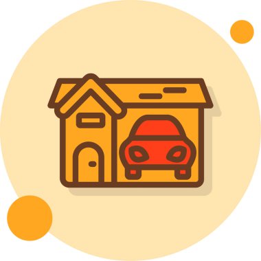 araba simgesi vektör illüstrasyonu