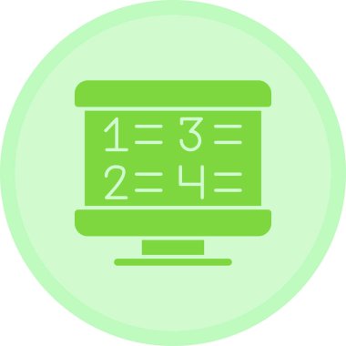 hesap makinesi simgesi vektör illüstrasyonu