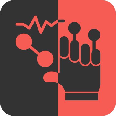 İş ve finans simgesinin vektör illüstrasyonu