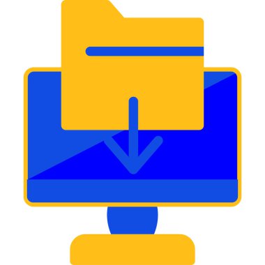 Dosya. Web simgesi basit illüstrasyon