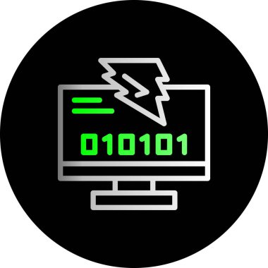 bilgisayar simgesi vektör illüstrasyonu