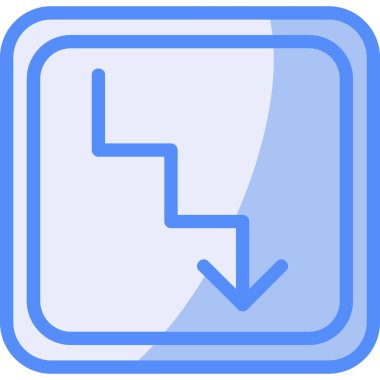 ok aşağı ok simgesi