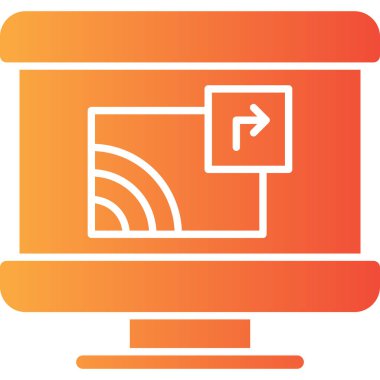 seo modern simgesinin vektör illüstrasyonu