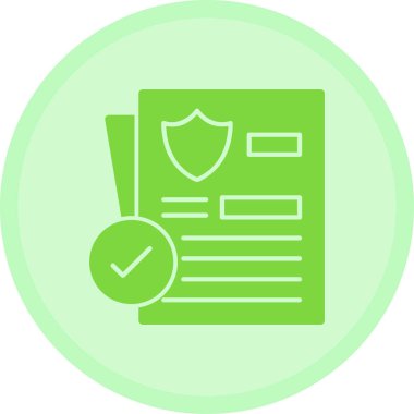 Kalkanda işaret simgesi var. Basit vektör illüstrasyonu