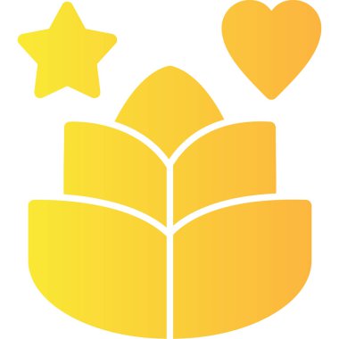 Bir kalp simgesinin vektör illüstrasyonu