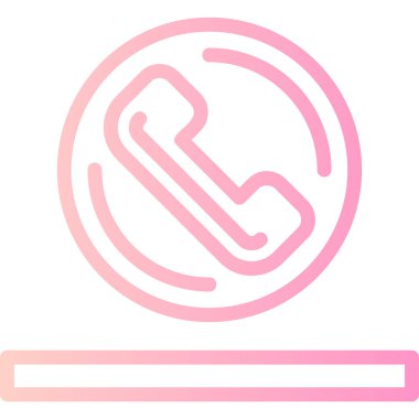 telefon çağrısı vektör illüstrasyonu