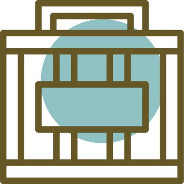 Web simgesi, basit ve basit vektör illüstrasyonu