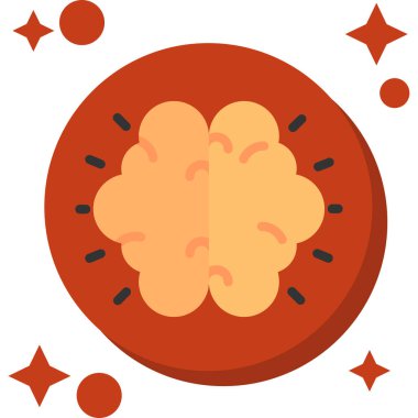 Bir yıldızın çizgi film simgesinin vektör çizimi