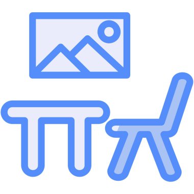 köpek kemiği renk ikonu vektör illüstrasyonu