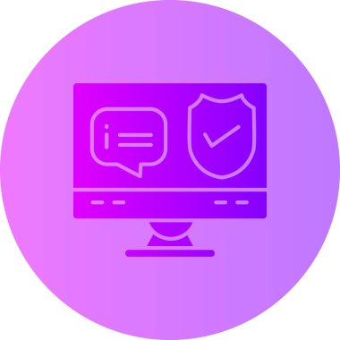 Dizüstü bilgisayar simgesi vektör çizimi