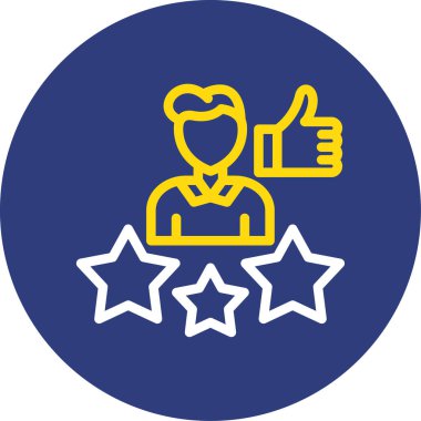 Yıldız. Web simgesi basit illüstrasyon