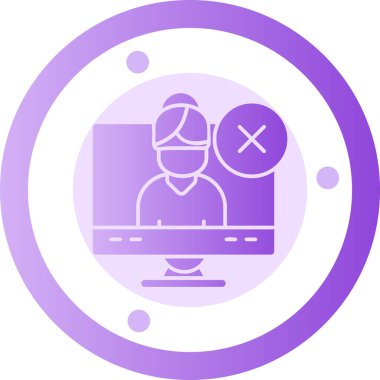 Bir bilgisayarın vektör illüstrasyonu