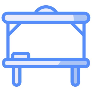 beyaz arkaplanda izole edilmiş kutu simgesi ve vektör illüstrasyonu