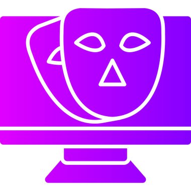 Kamera. Web simgesi basit illüstrasyon