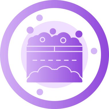 kek web simgesi, basit illüstrasyon