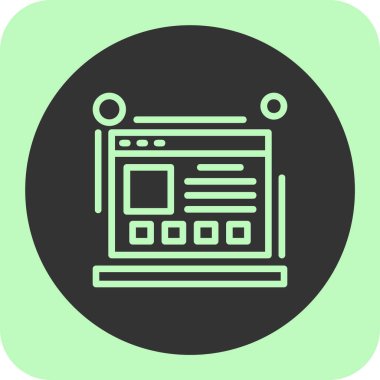 Haber simgesinin vektör simgesi