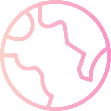 Yeryüzü ikonu vektör illüstrasyonuName