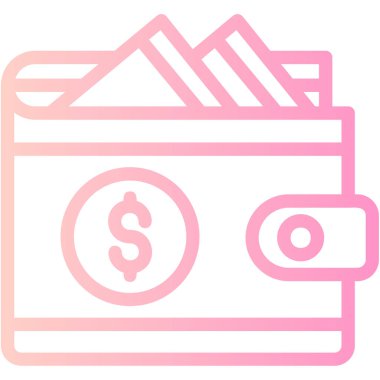 Dolar simgesi vektör illüstrasyonu