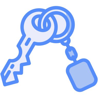 key icon. outline illustration of keys vector icons for web