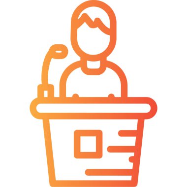 Kova. Web simgesi basit illüstrasyon