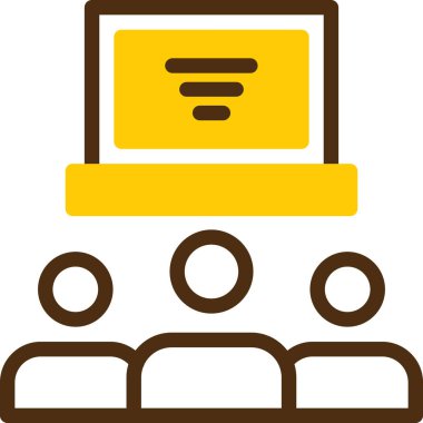 dizüstü bilgisayar web simgesi, basit vektör illüstrasyonu