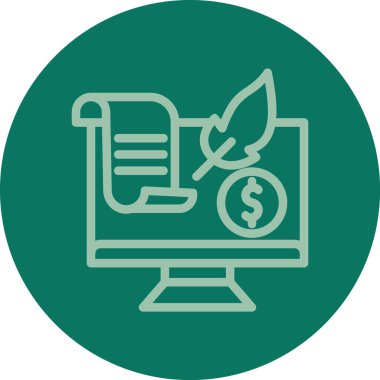 Vektör Doları simge tasarlamak