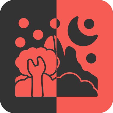 Tek bir simgenin vektör illüstrasyonu