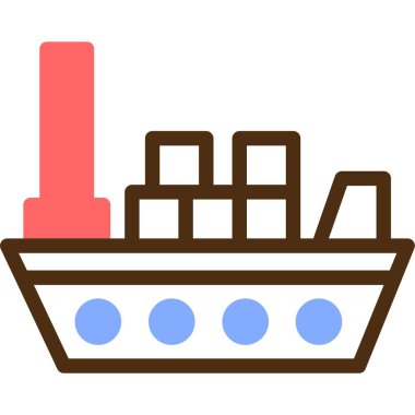 Teslimat. Web simgesi basit tasarım