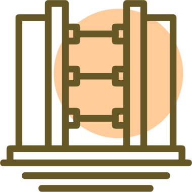 Modern simge oluşturmanın vektör illüstrasyonu