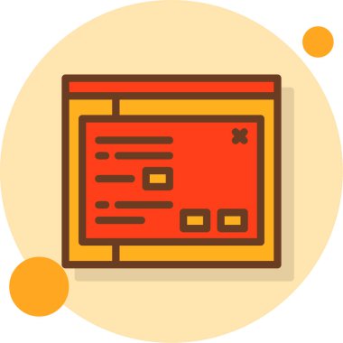 Web tasarım simgesi. vektör illüstrasyonu