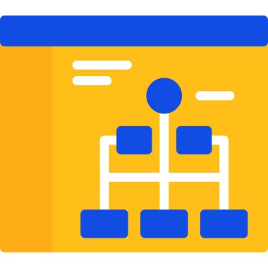 Pano & görevi için iş yönetimi dairesi simgesi