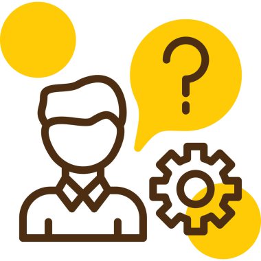 Müşteri servisi. Basit resimleme