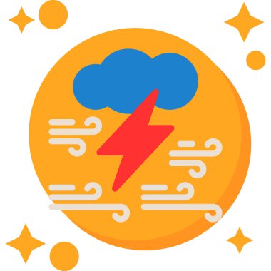 Bulut. Web simgesi basit illüstrasyon